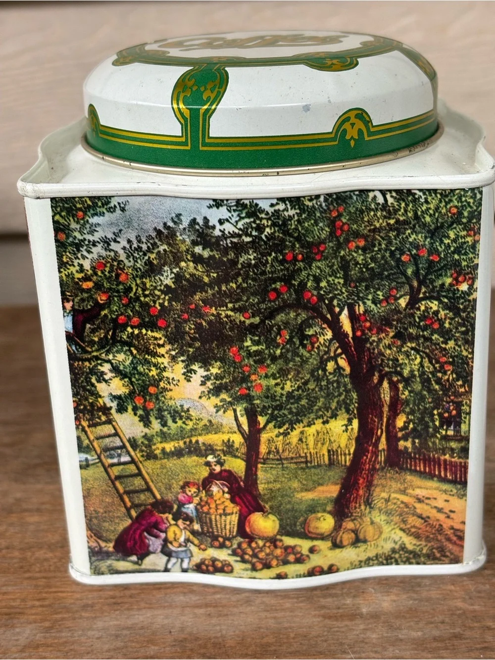 VTG tea, coffee, and sugar tins manufactured by MSR Imports in Hong Kong